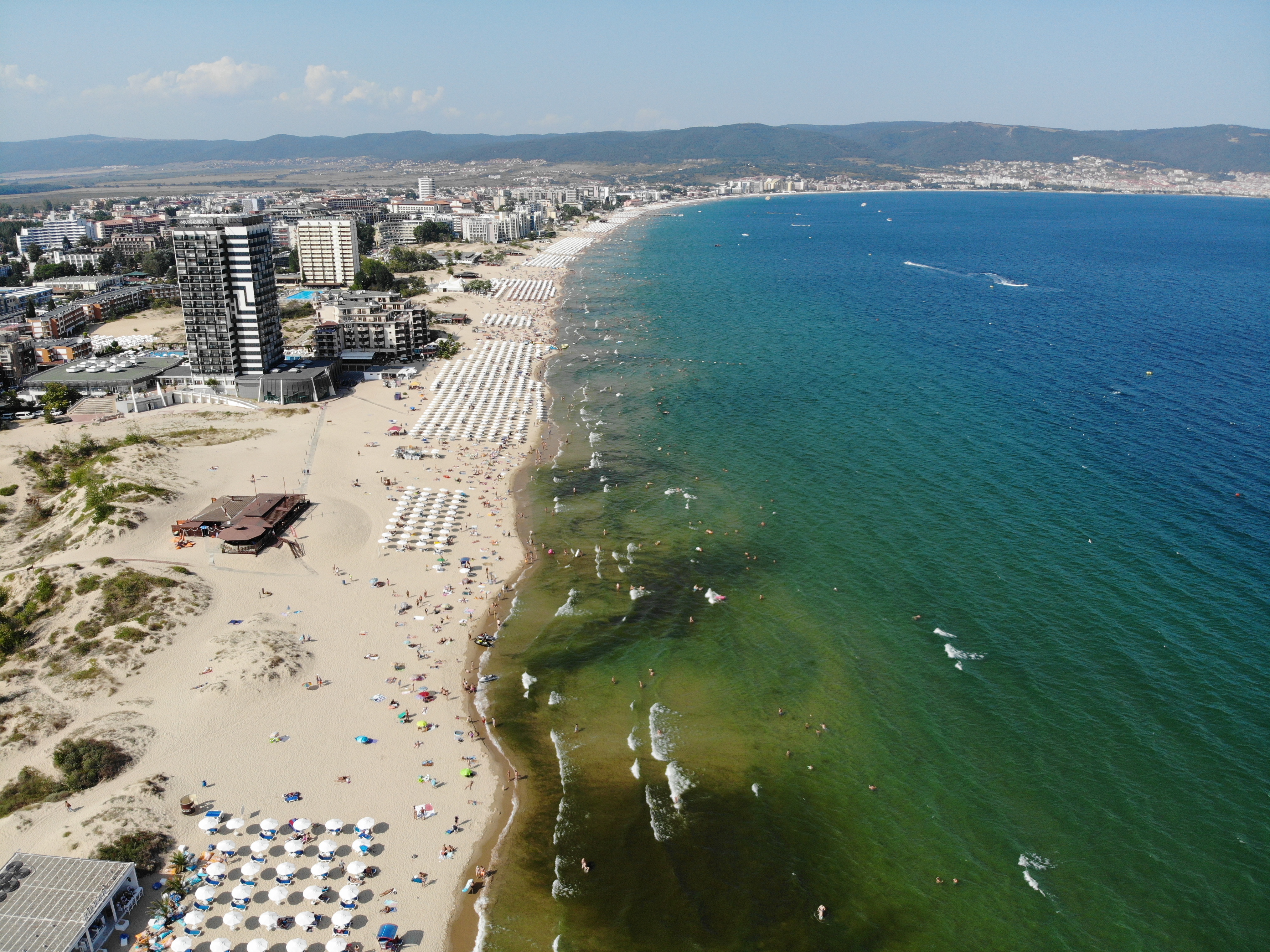 Aerial photo of Bulgaria Sunny Beach