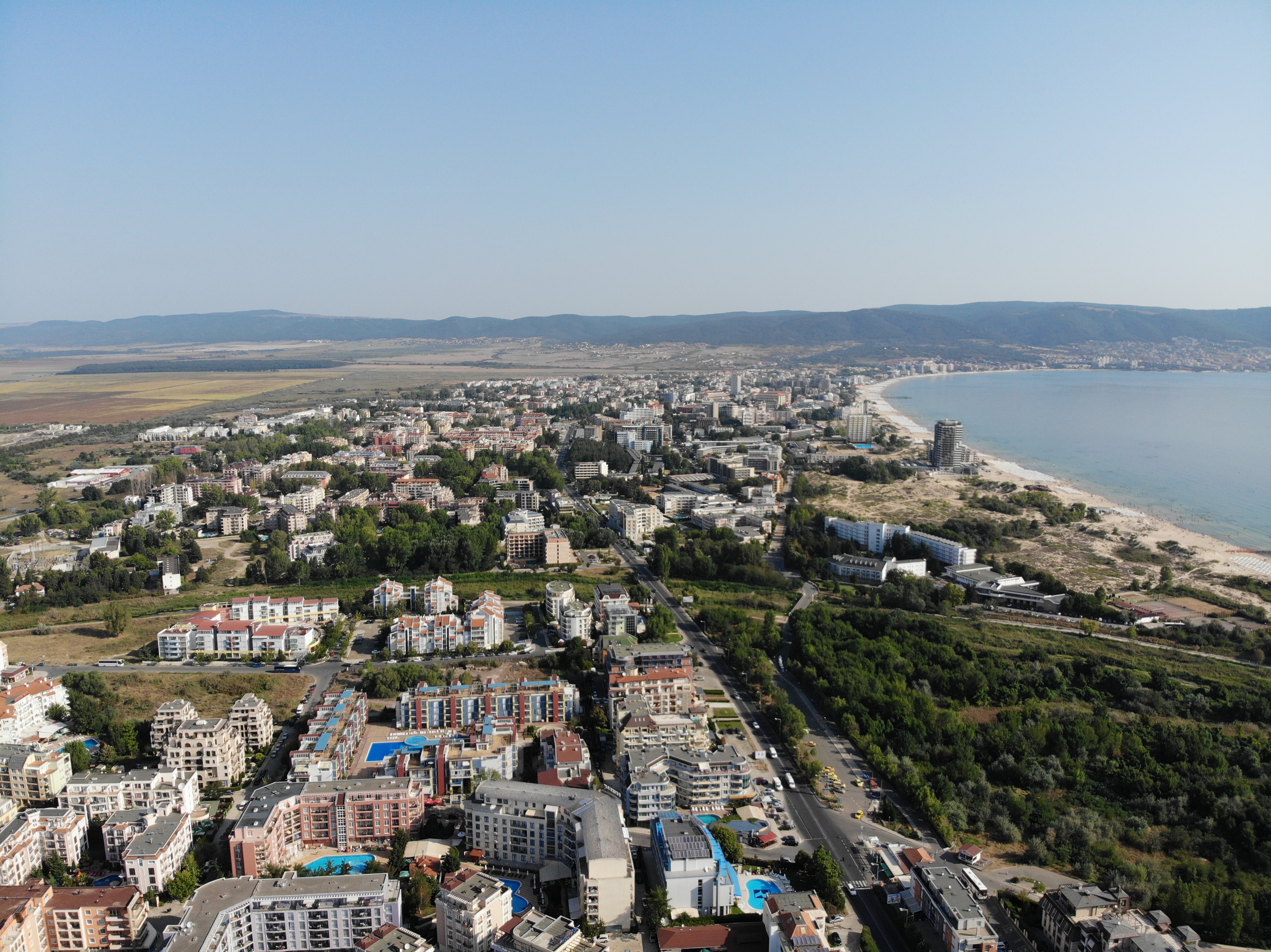 Aerial photo of Bulgaria Sunny Beach