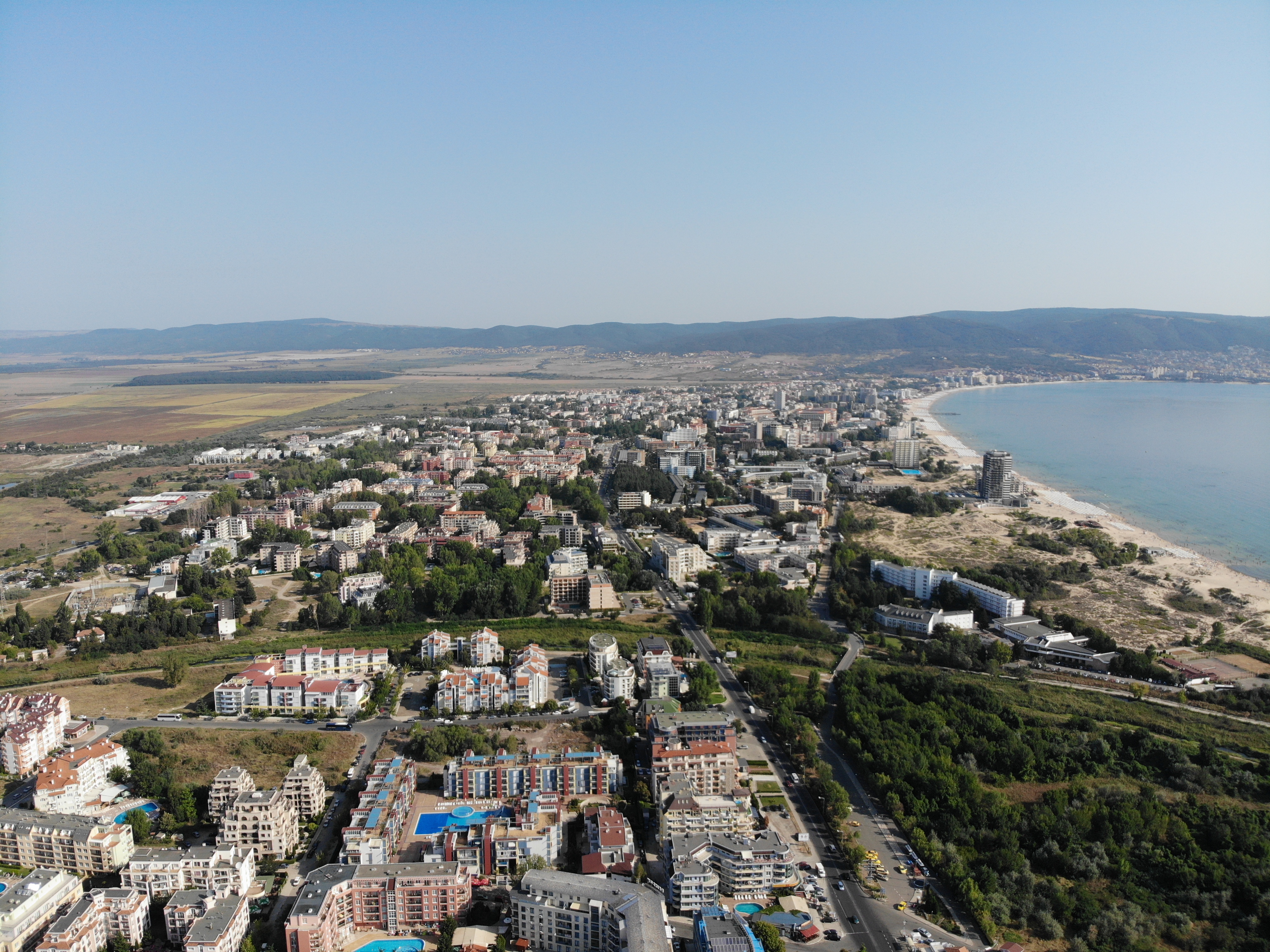 Aerial photo of Bulgaria Sunny Beach