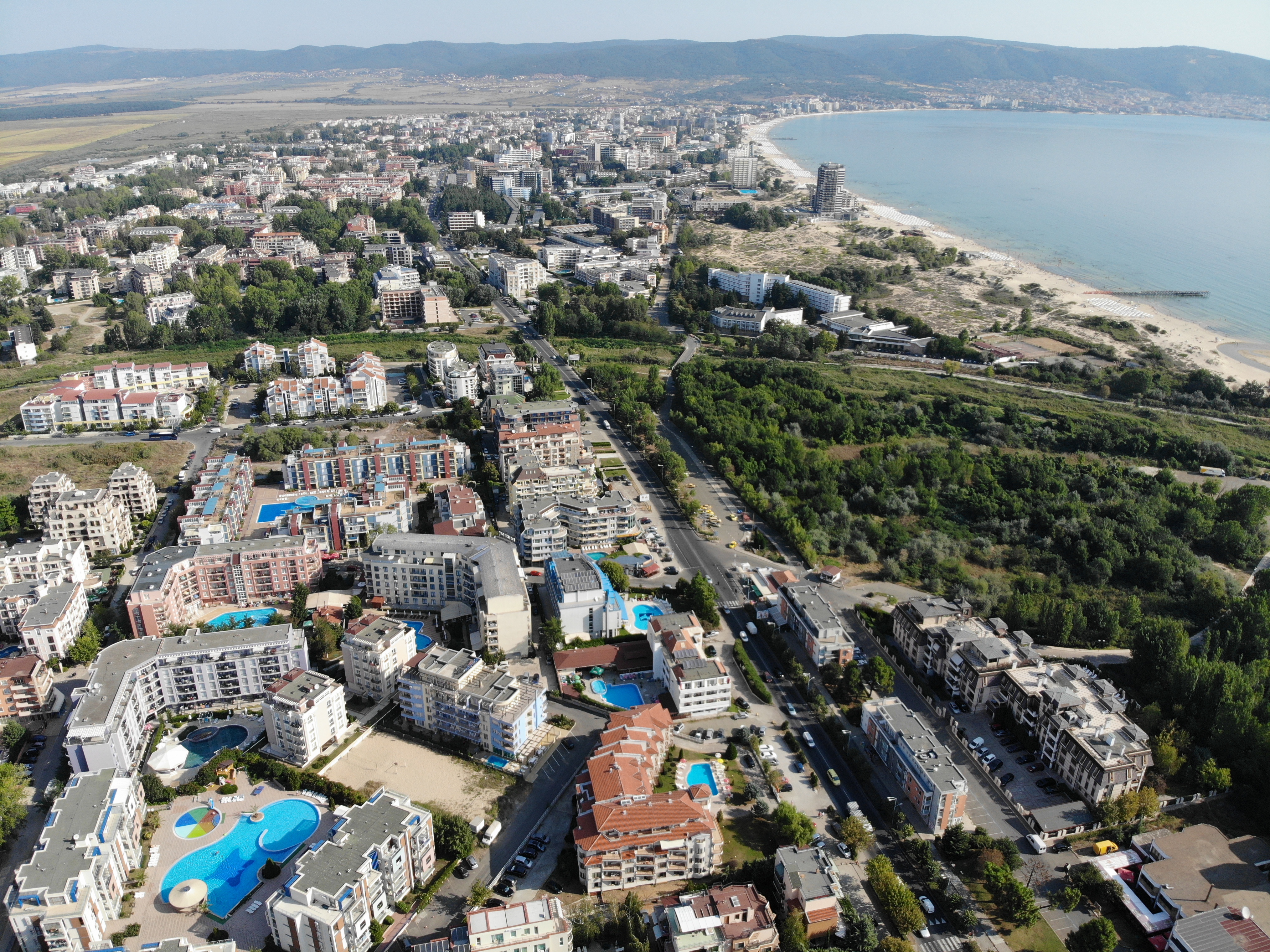 Aerial photo of Bulgaria Sunny Beach