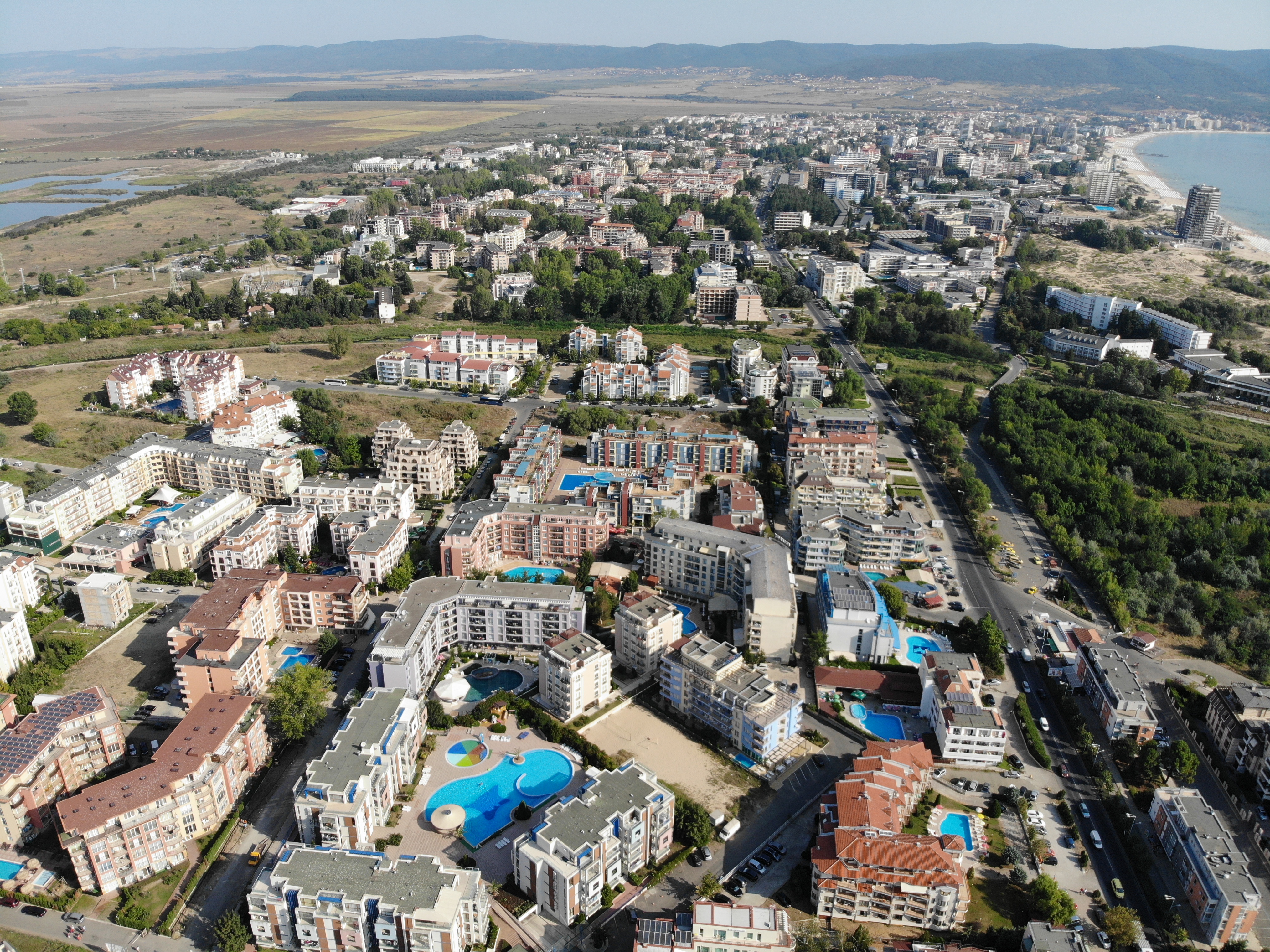 Aerial photo of Bulgaria Sunny Beach