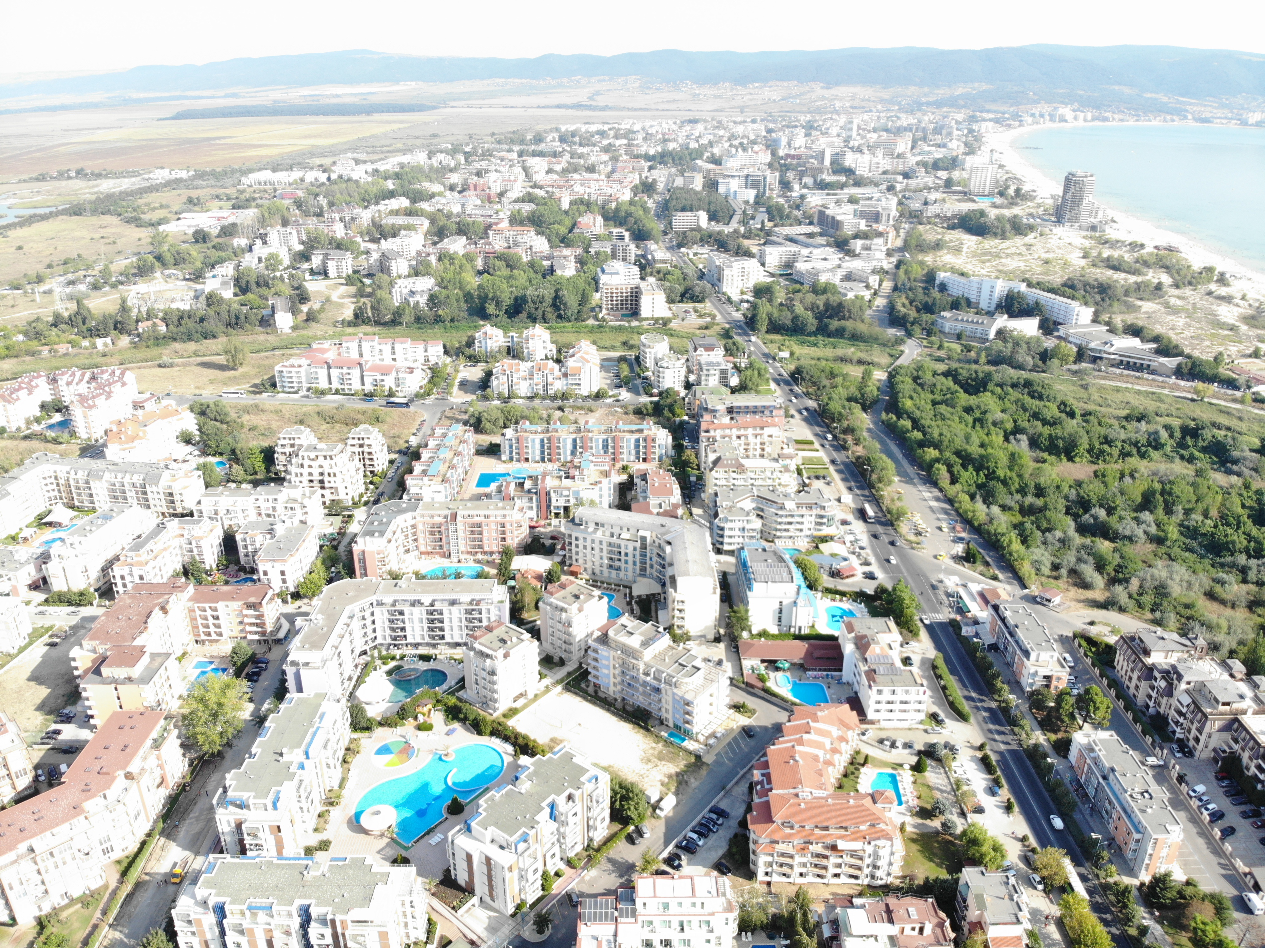 Aerial photo of Bulgaria Sunny Beach