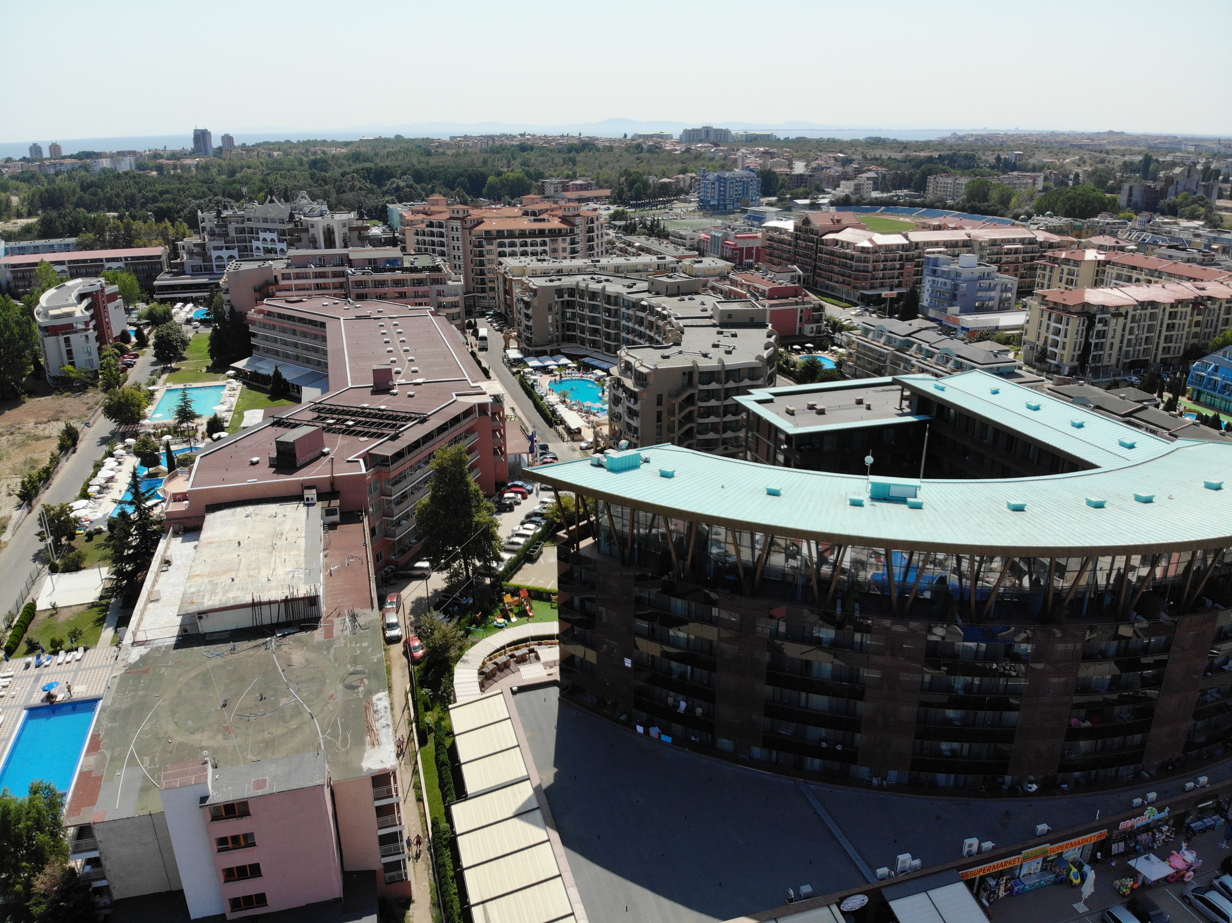 Aerial photo of Bulgaria Sunny Beach