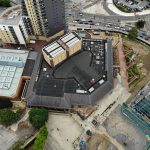 Aerial Photo of The Leeds Playhouse Before Renovation Work