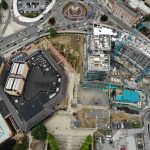 Aerial Photo of The Leeds Playhouse Before Renovation Work