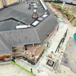 Aerial Photo of The Leeds Playhouse Before Renovation Work