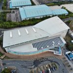 John Charles Centre for Sports Aerial photo taken with a drone in Leeds