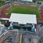 John Charles Centre for Sports Aerial photo taken with a drone in Leeds