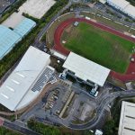 John Charles Centre for Sports Aerial photo taken with a drone in Leeds