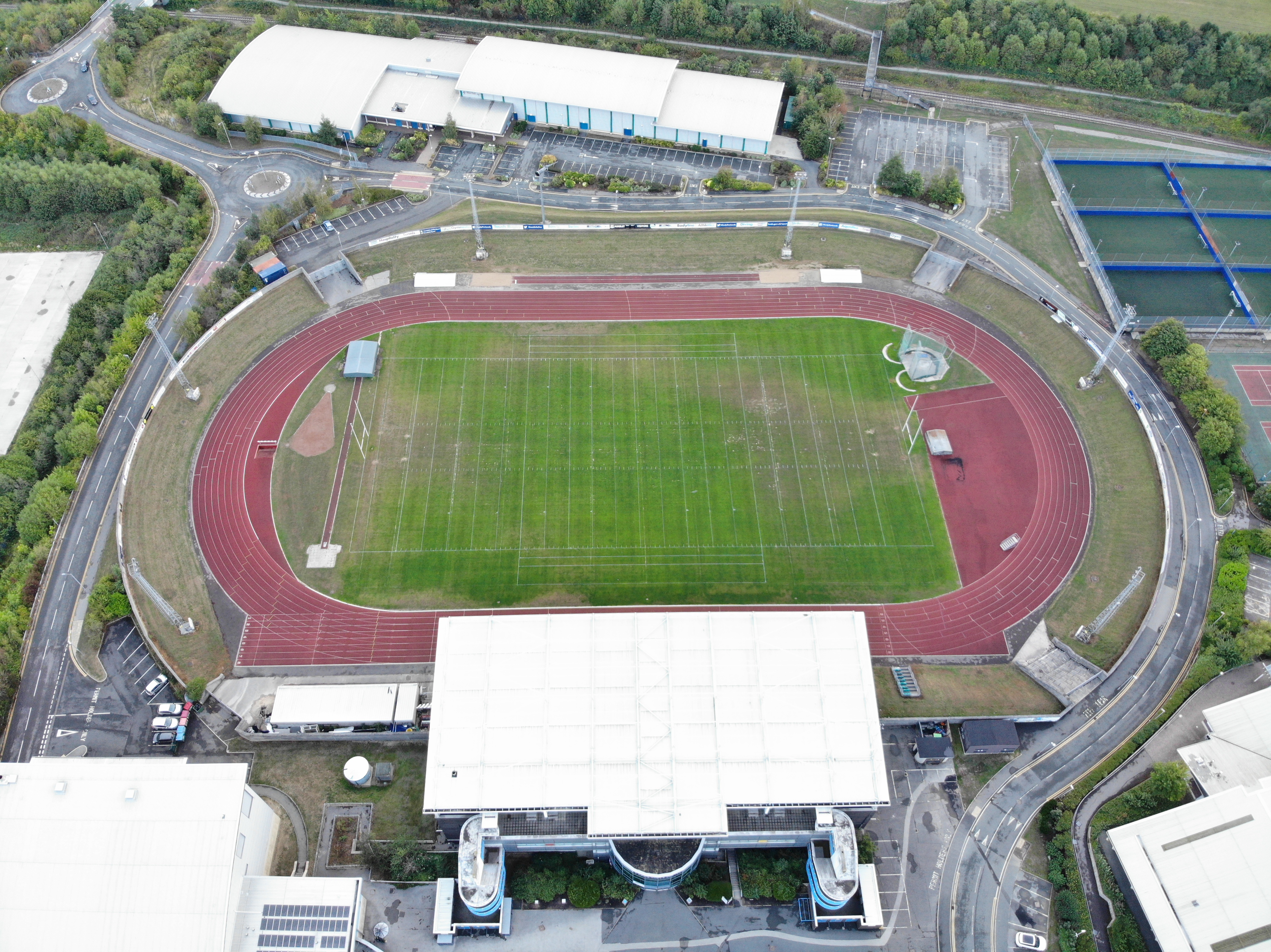 John Charles Centre for Sports Aerial photo taken with a drone in Leeds