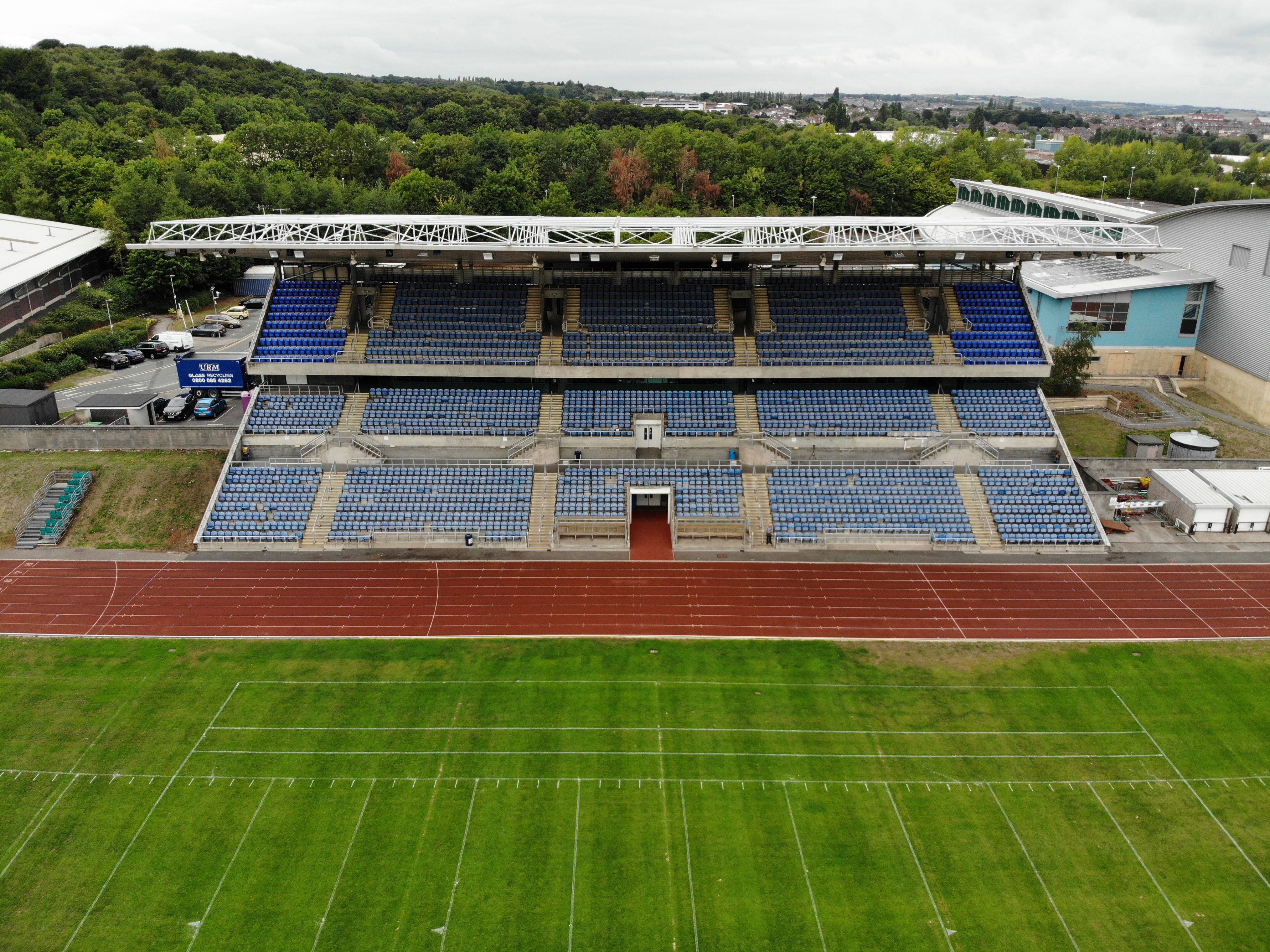 John Charles Centre for Sports Aerial photo taken with a drone in Leeds