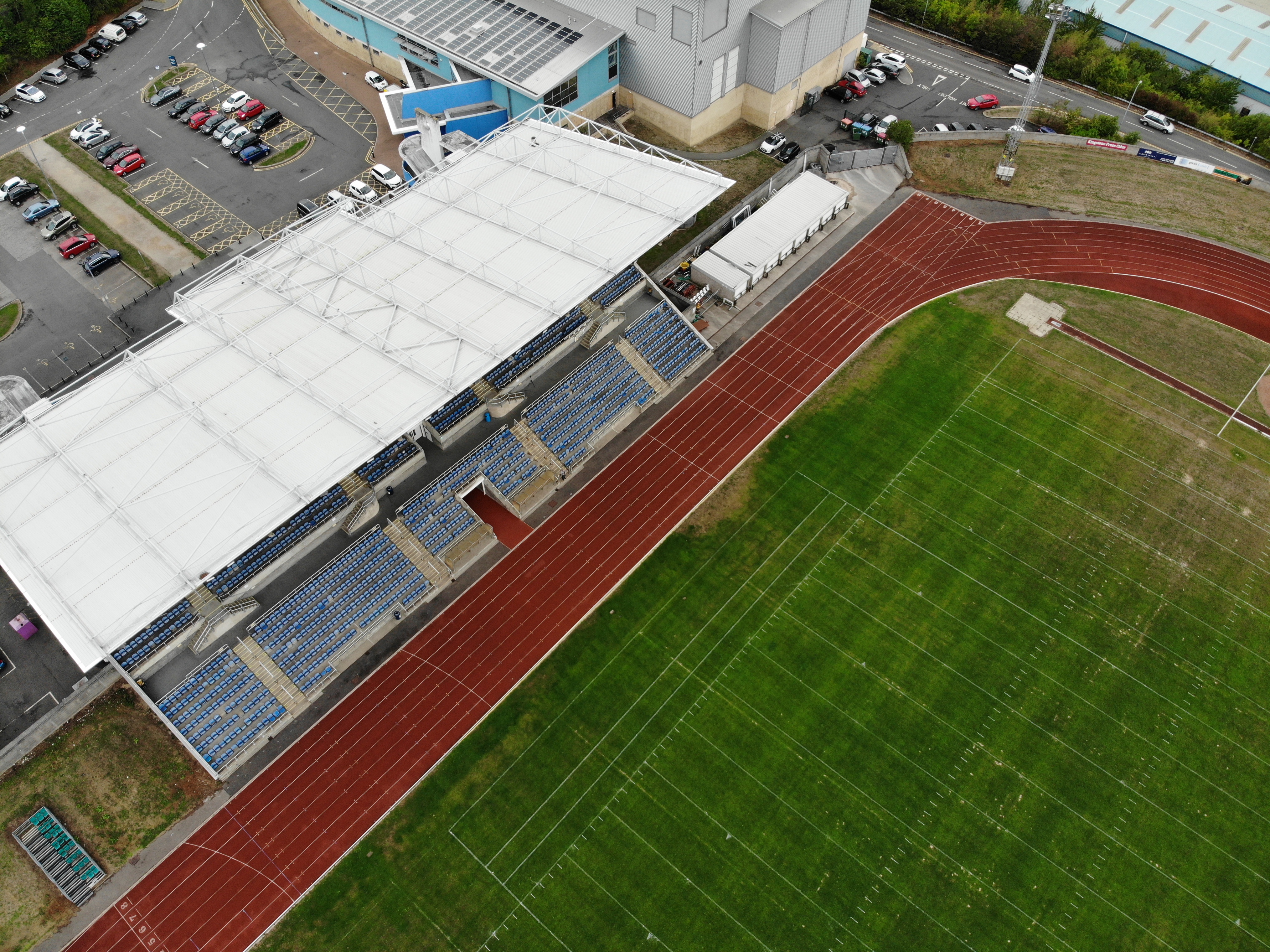 John Charles Centre for Sports Aerial photo taken with a drone in Leeds