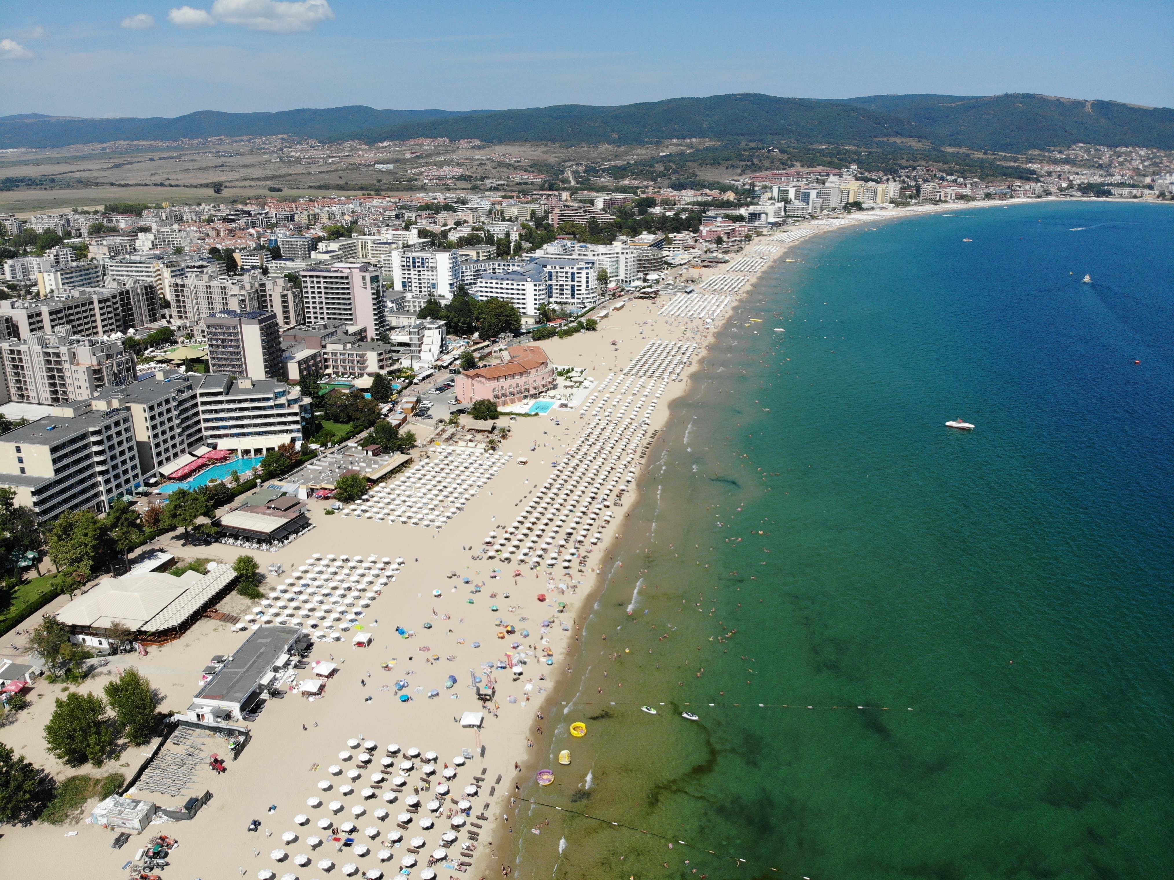 Aerial photo of Bulgaria Sunny Beach