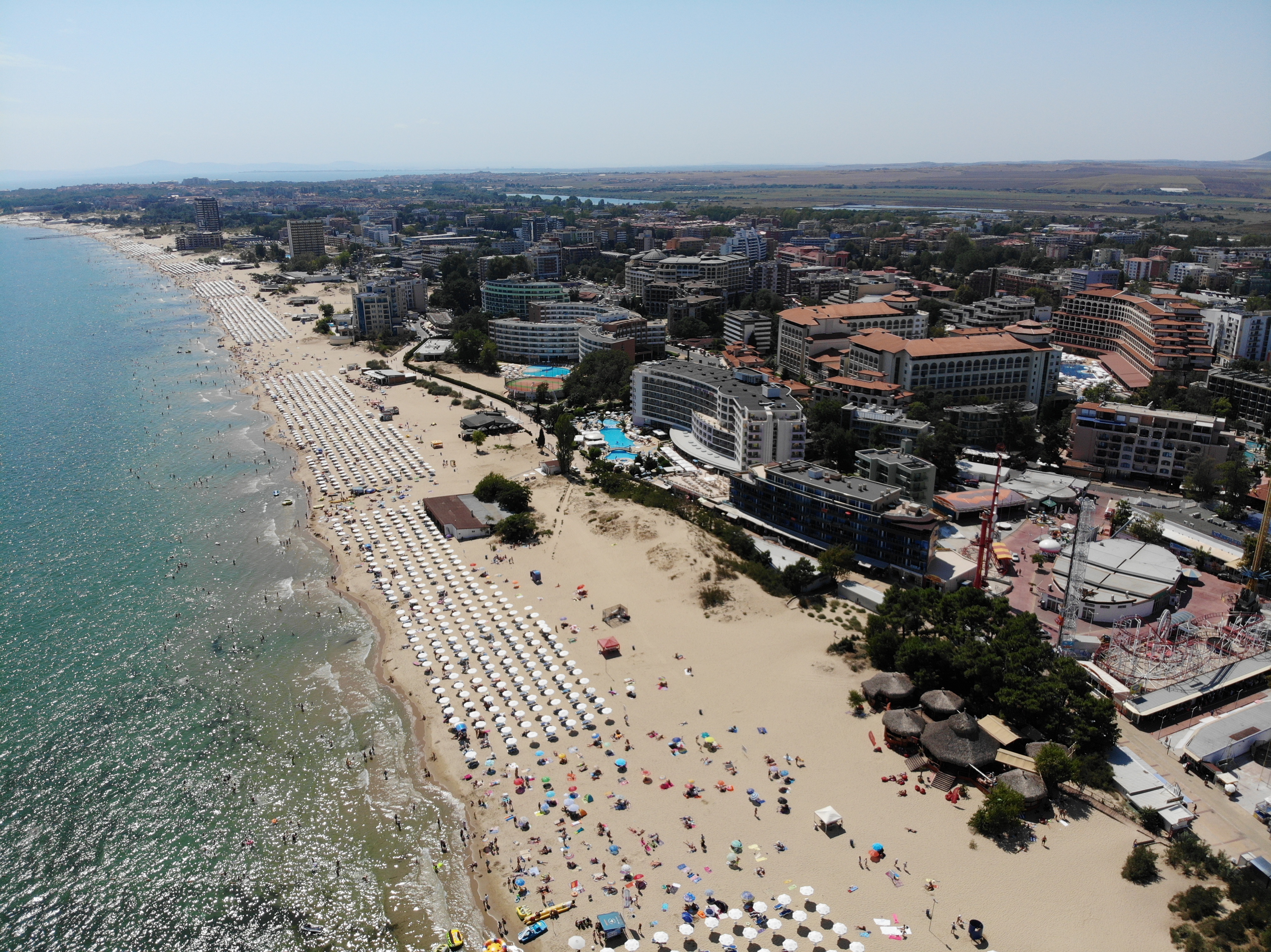 Aerial photo of Bulgaria Sunny Beach