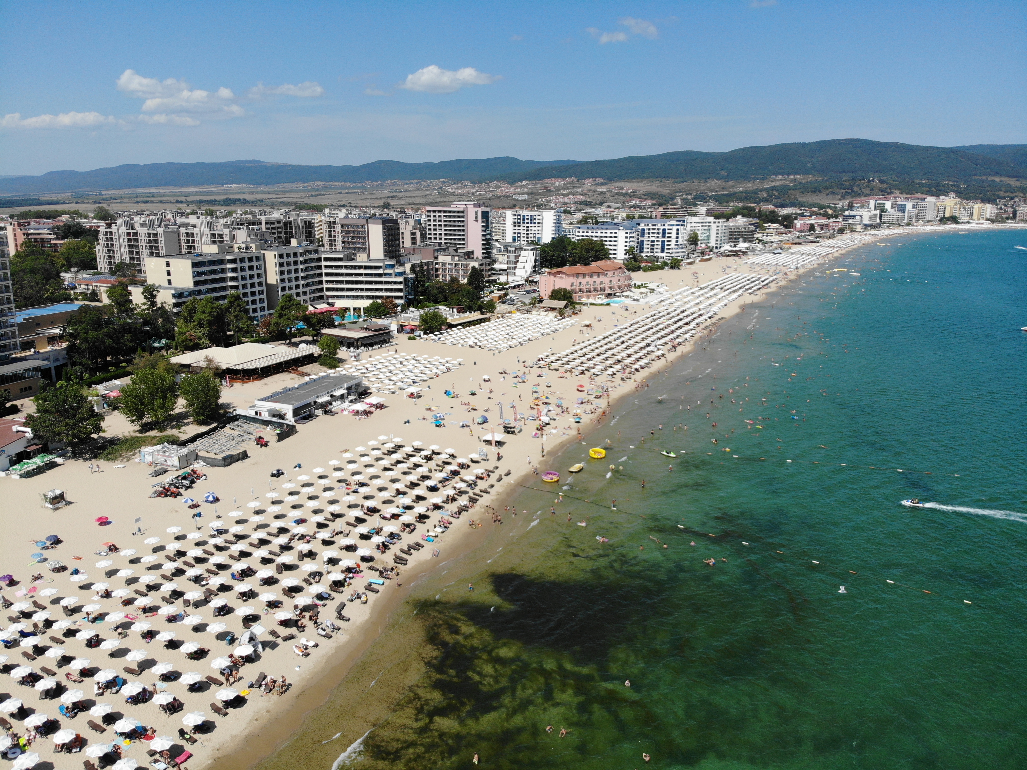 Aerial photo of Bulgaria Sunny Beach