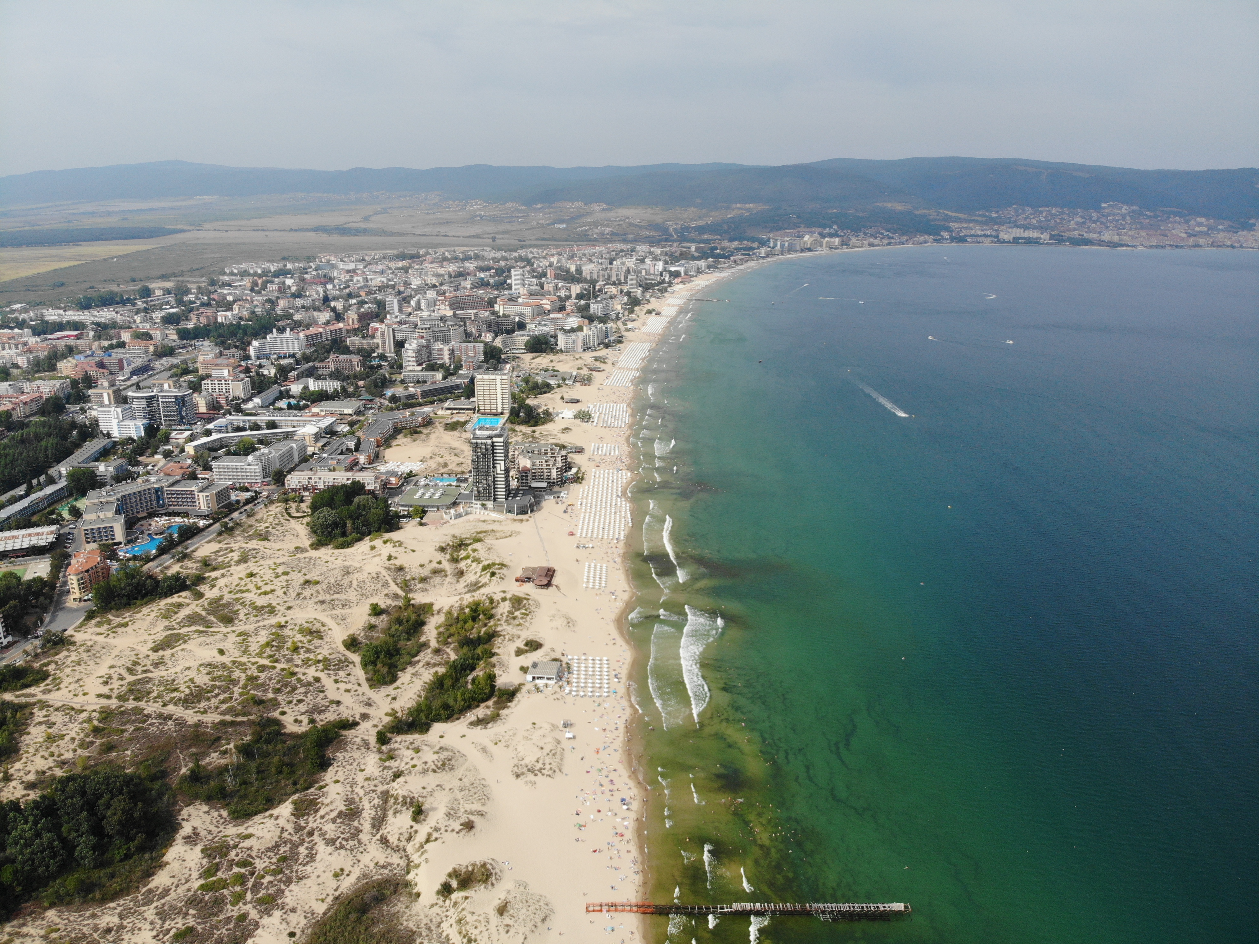 Aerial photo of Bulgaria Sunny Beach