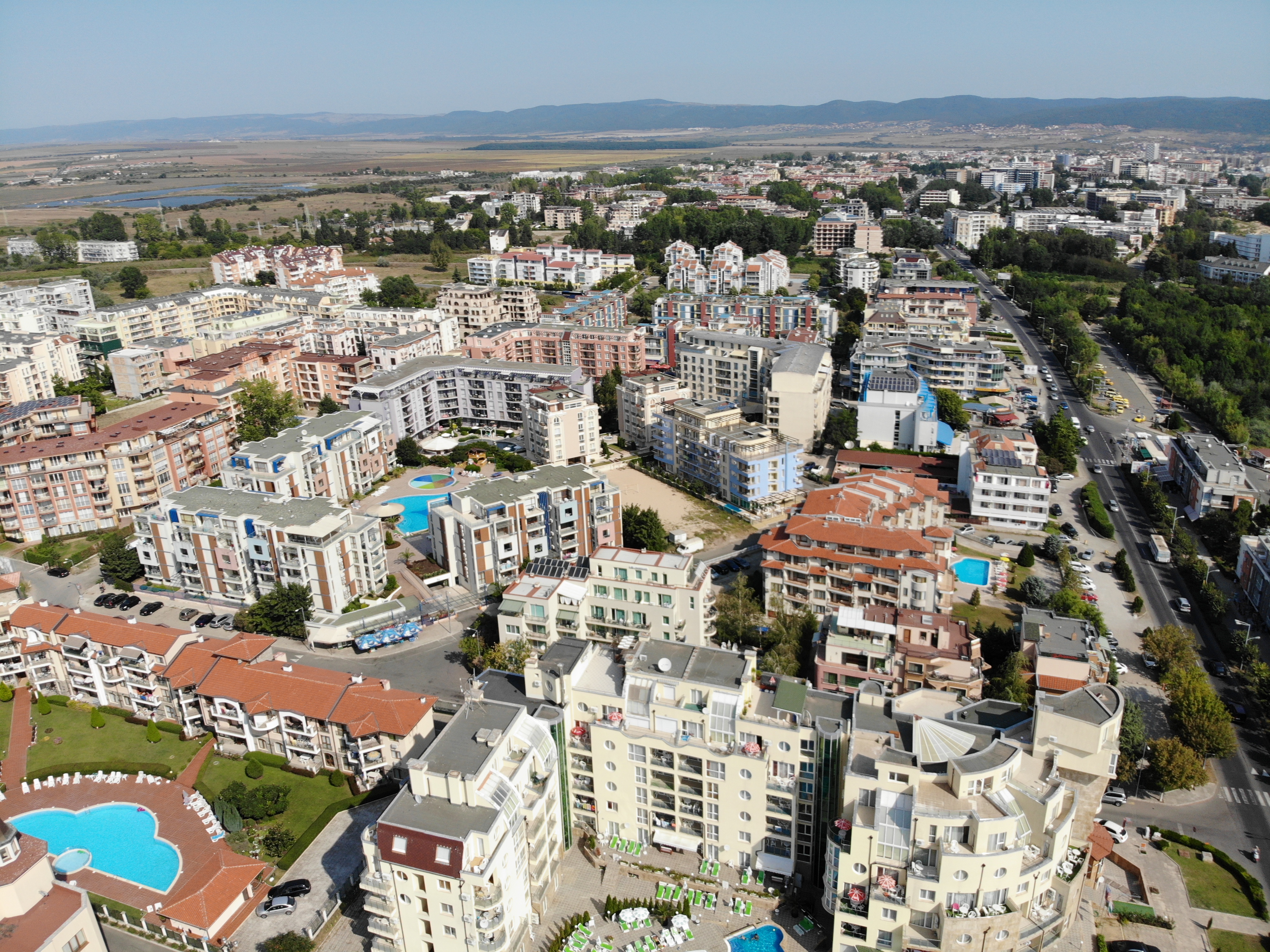 Aerial photo of Bulgaria Sunny Beach