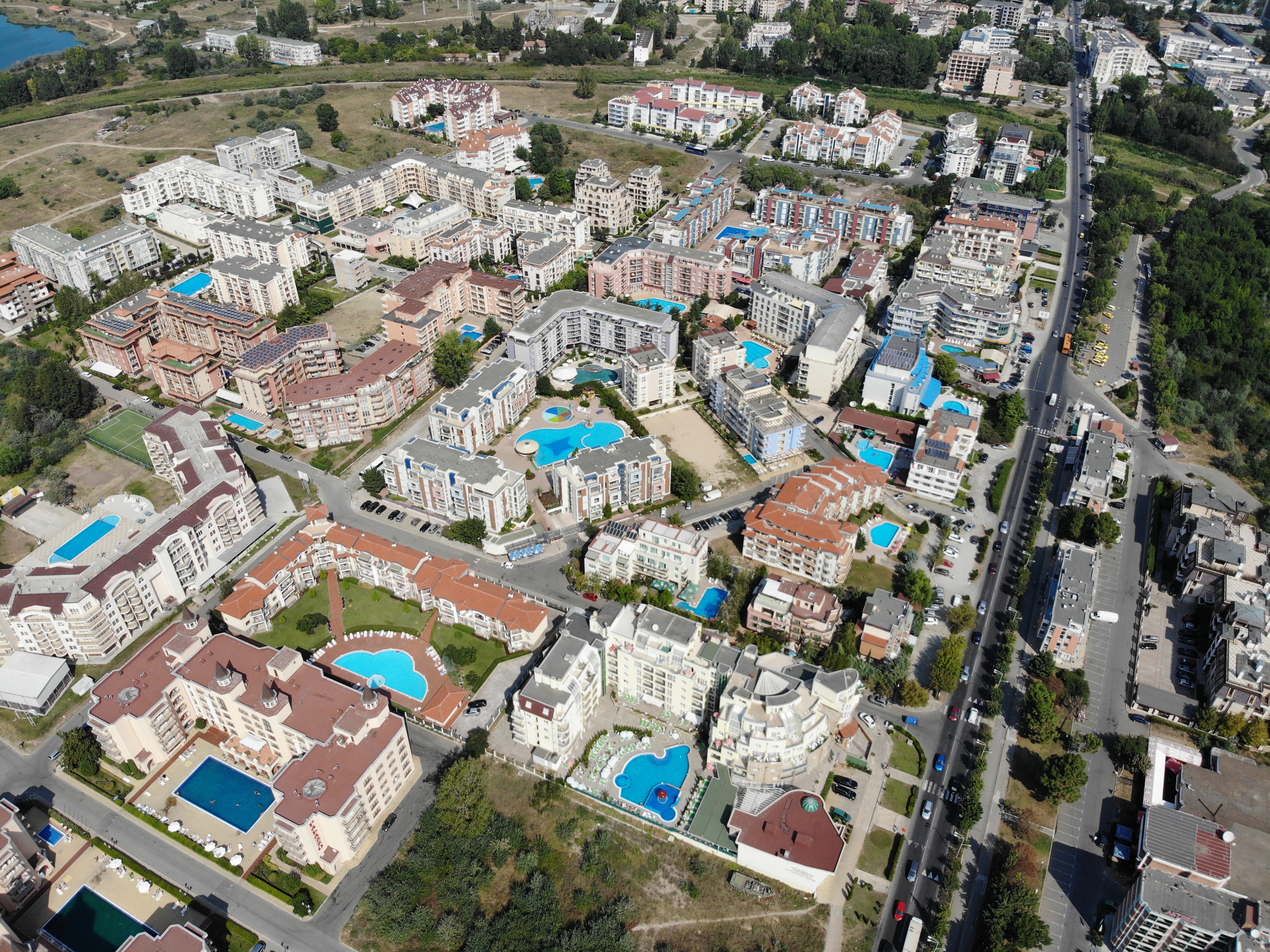 Aerial photo of Bulgaria Sunny Beach