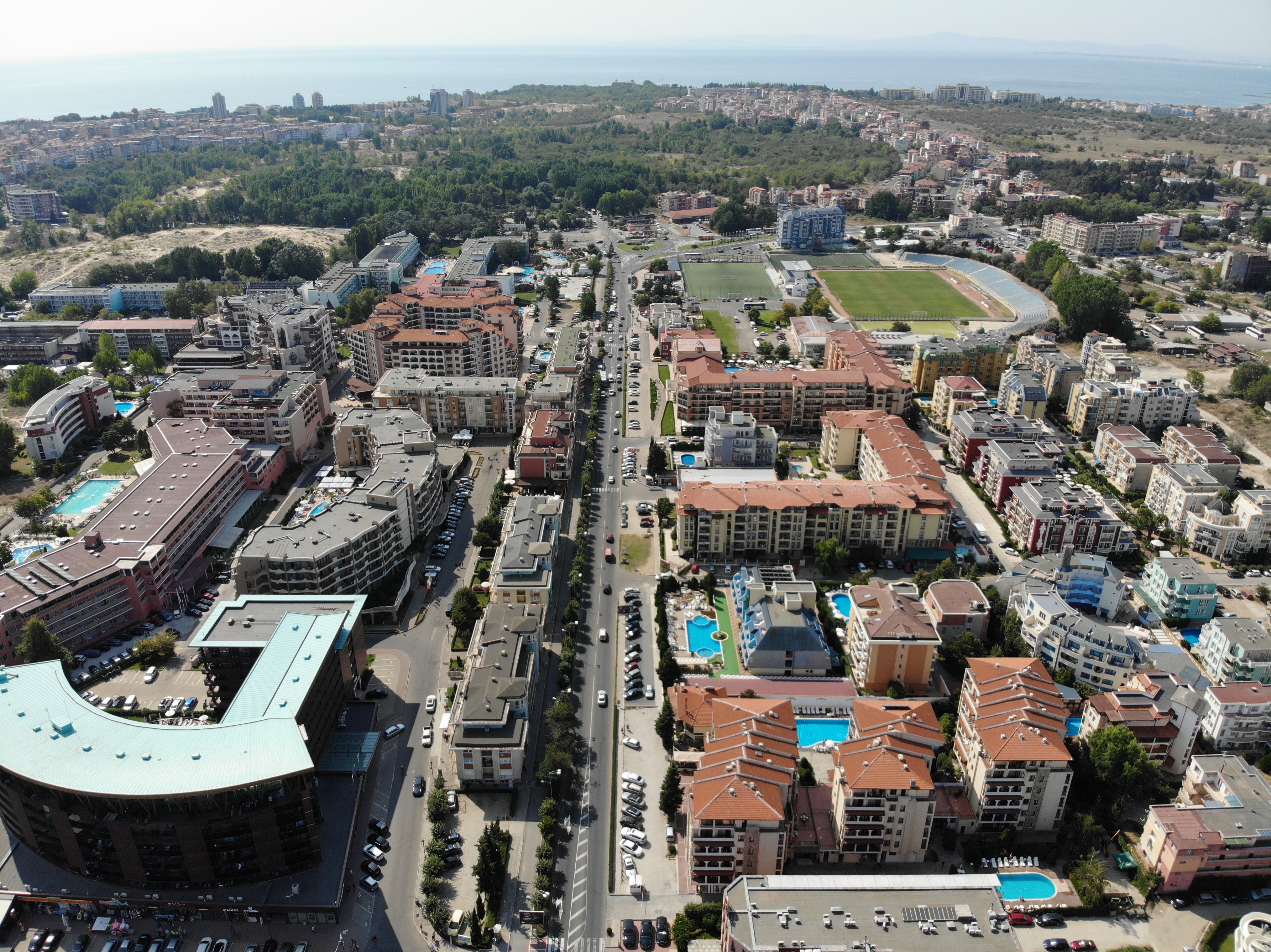 Aerial photo of Bulgaria Sunny Beach