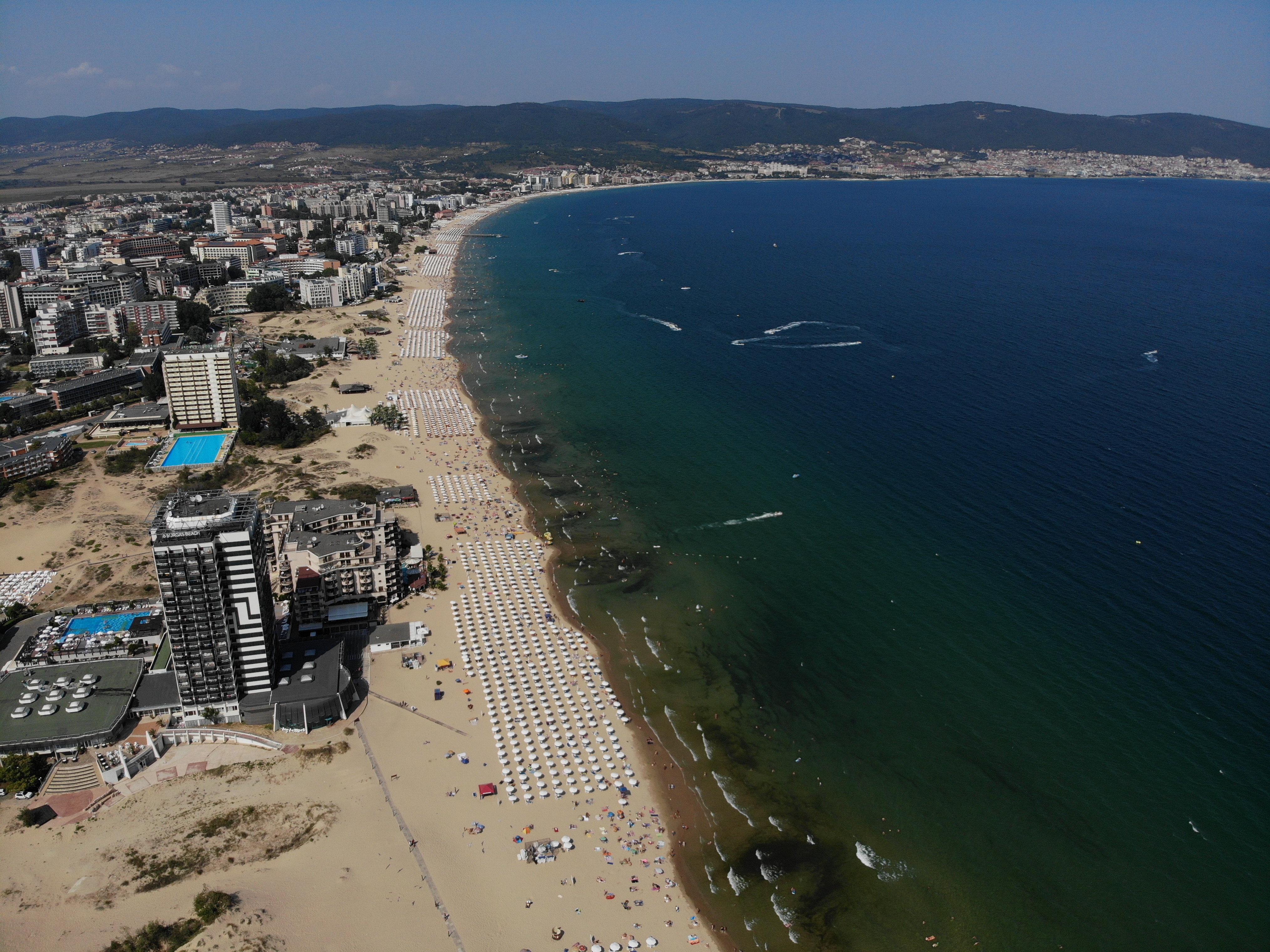 Aerial photo of Bulgaria Sunny Beach